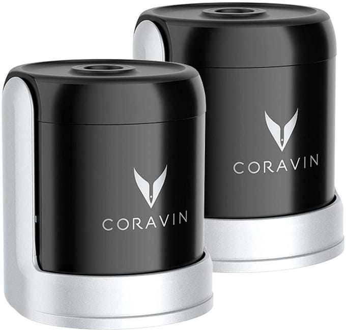 Coravin Sparkling stoppers 2 stuks - Zwart