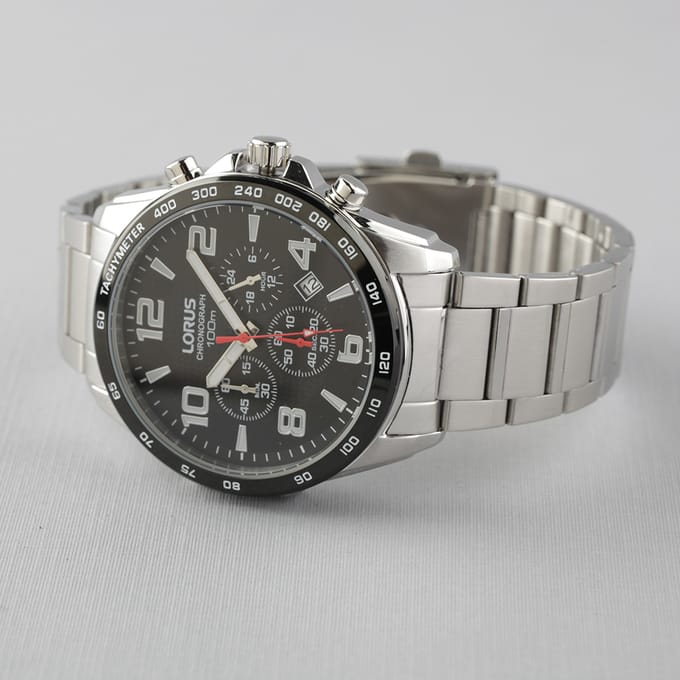 Lorus RT351CX9 horloge heren - zilver - edelstaal