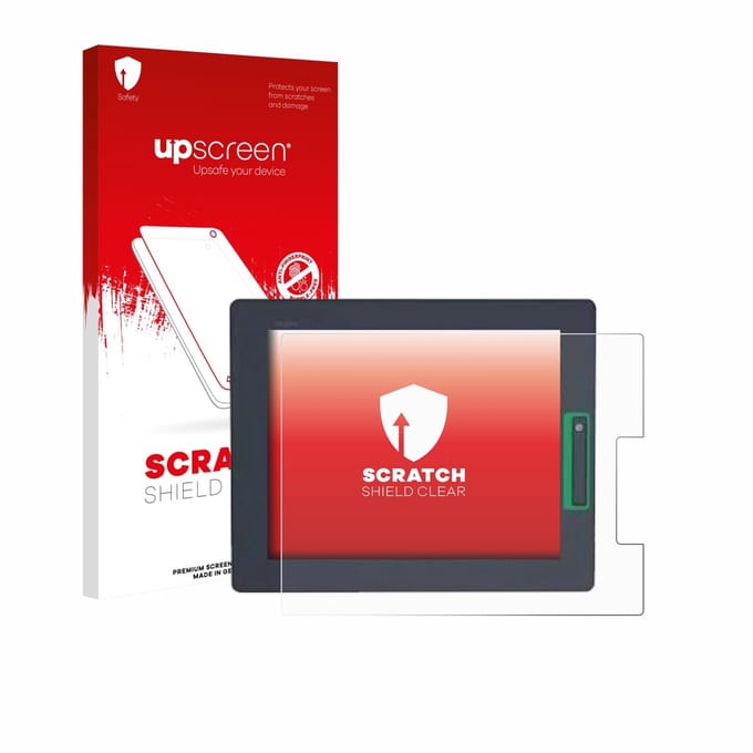 upscreen - Screenprotector voor Schneider-electric HMIDT542 - Folie Beschermfolie transparant