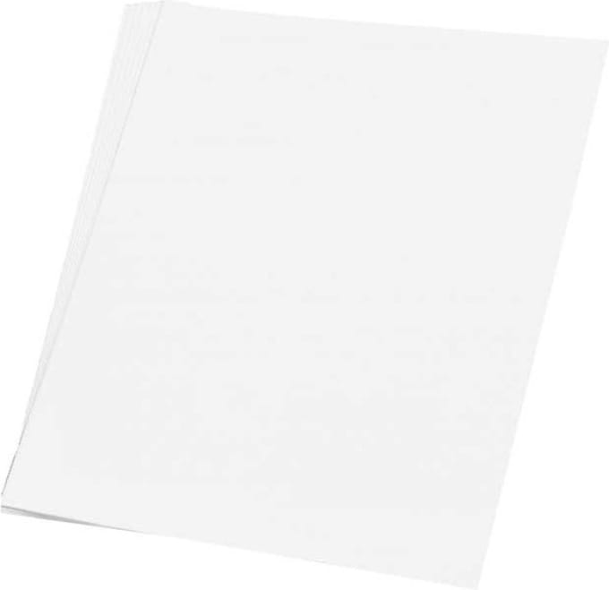 Haza Hobby papier A4 - Wit knutselpapier van 130 gram - 50 vellen