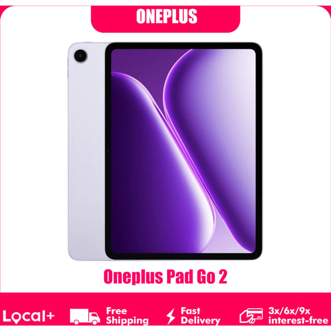 Originele OnePlus Pad Go 2 WiFi/5G Tablet 12.1'' 120Hz Scherm MediaTek Dimensity 7300-Ultra 8MP Camera 10050mAh Batterij Android Tablet