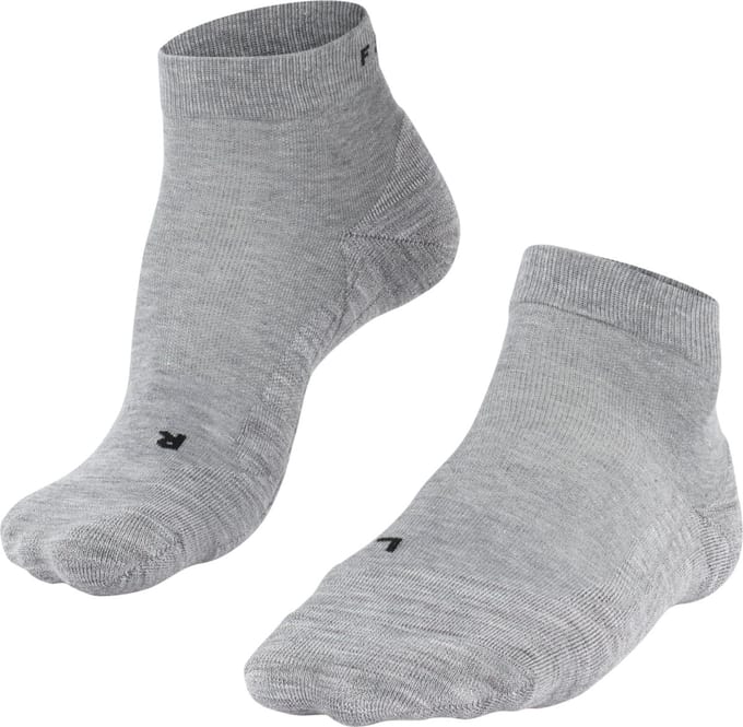 FALKE GO2 Short anti-blaar katoen functioneel materiaal golfsokken heren grijs - maat 46-48