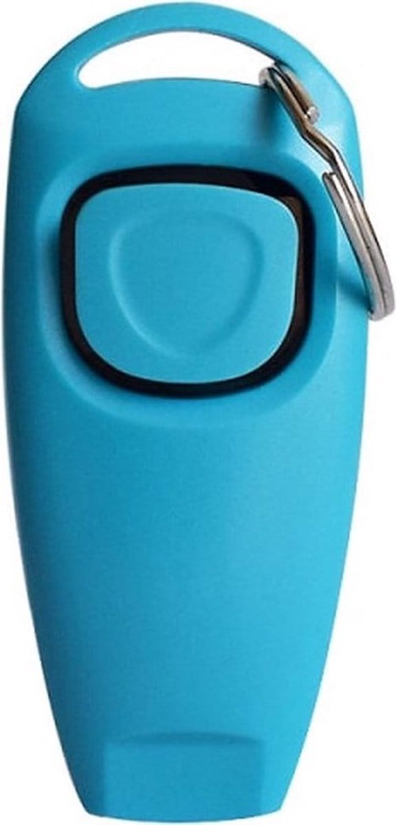 Hondenfluitje en clicker – Honden training - Puppy Training – hondentraining – Fluit - Licht Blauw