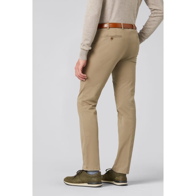 Meyer Broek Bonn Constant Color Cotton Flat-Front Stone Beige / male