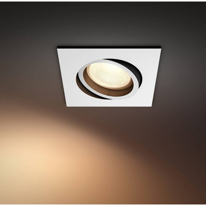 Philips Hue Centura LED inbouwspot hoekig, wit