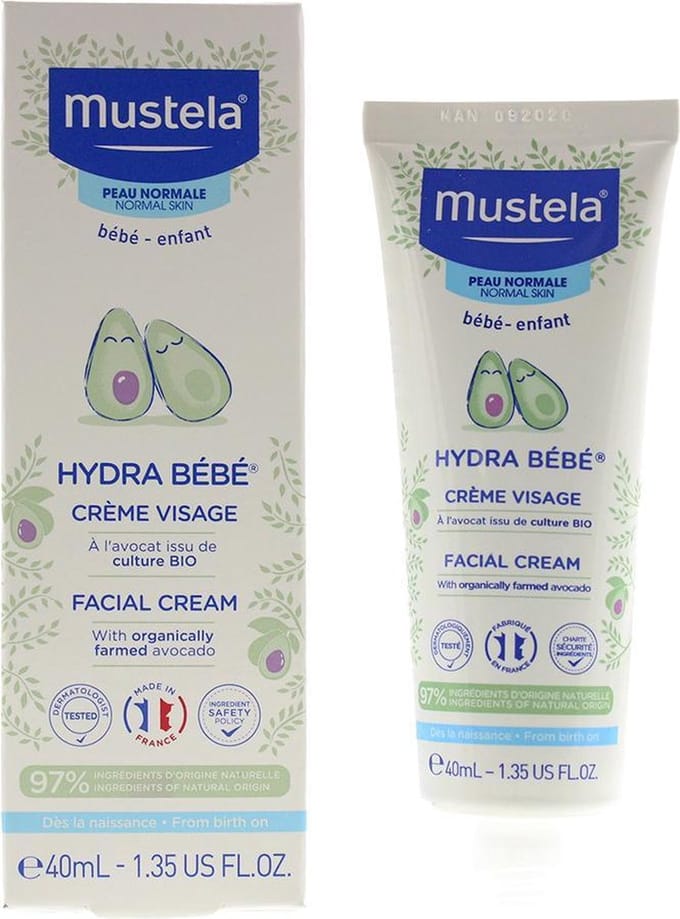 Mustela Hydra Bebe Avocado Hydrating Cream - 40 ml