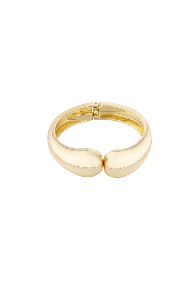 Dubbele curve armband - Verkleurt niet - Cadeau - Goudlief.nl