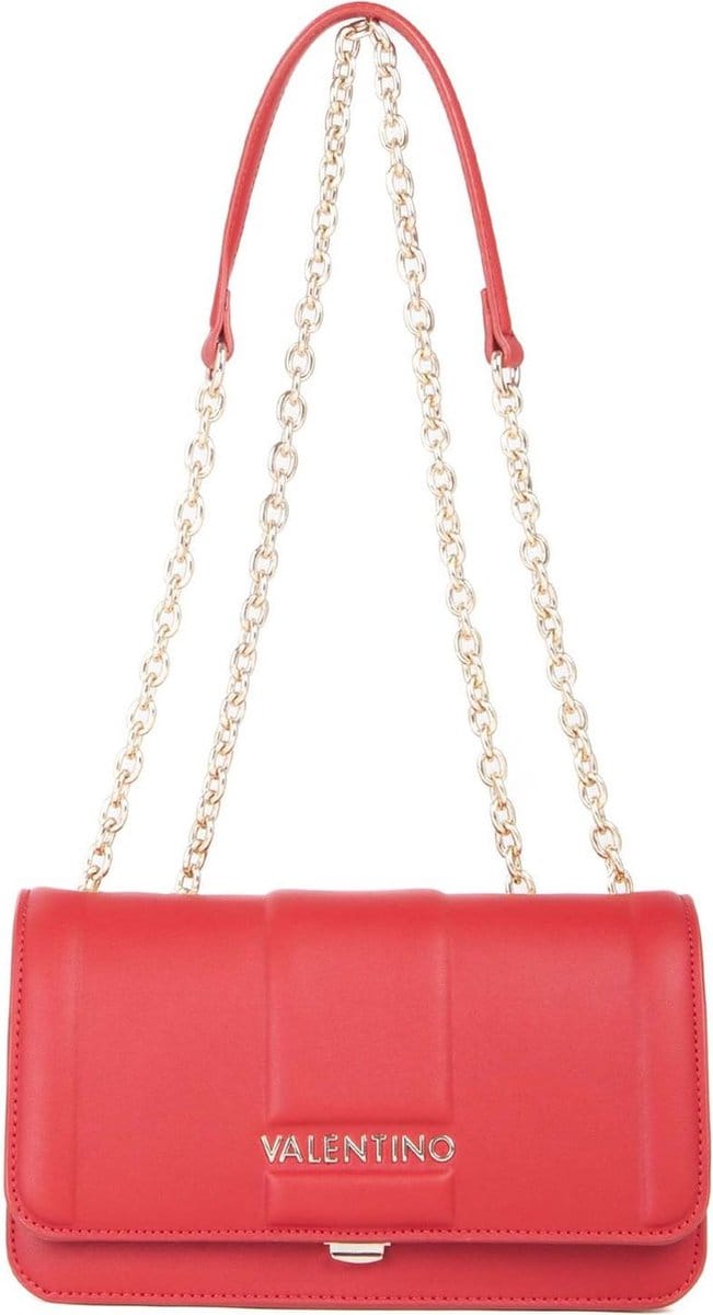 VALENTINO Schoudertas Brass Flap Bag Rosso Scuro Rood