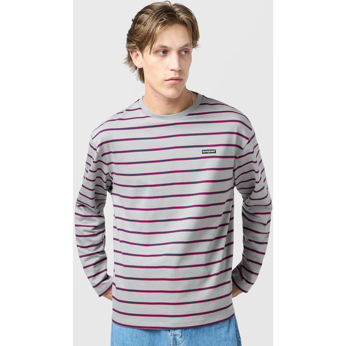 Home Grown Boson Long Sleeve Striped T-Shirt