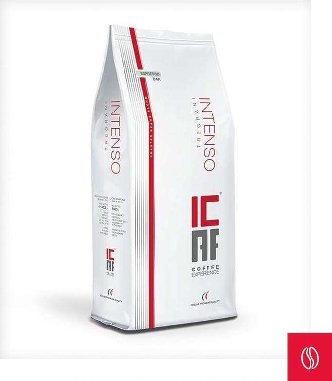 ICAF Intenso premium Italiaanse koffiebonen 1kg.