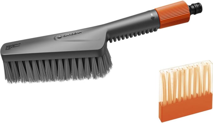 GARDENA - Cleansystem schoonmaakset met handborstel S Soft - zeepstaafjes