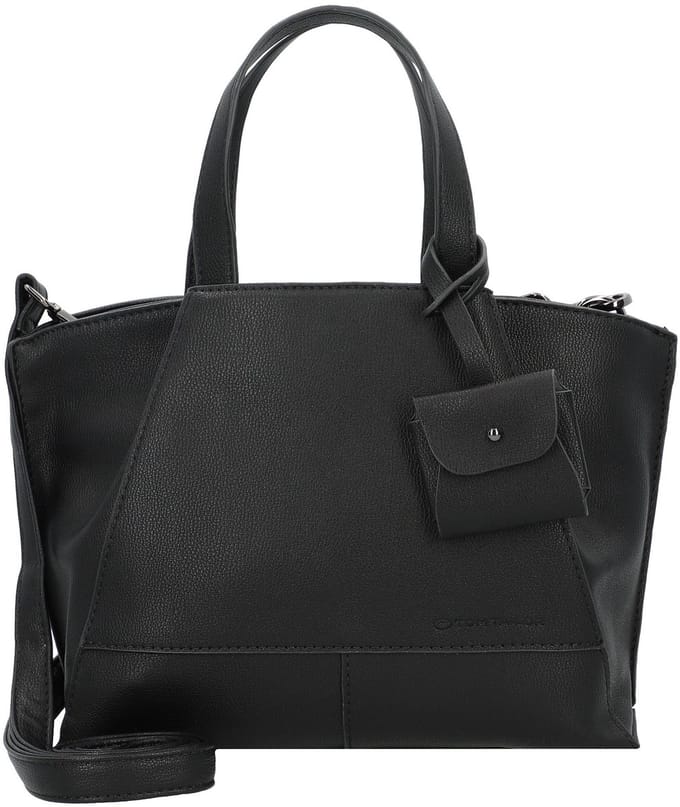 TOM TAILOR Handtas Schoudertas Adrienn Zip Shopper Black Zwart