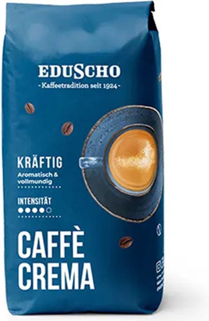 Eduscho Caffè Crema Kräftig - koffiebonen - 3 x 1 kg