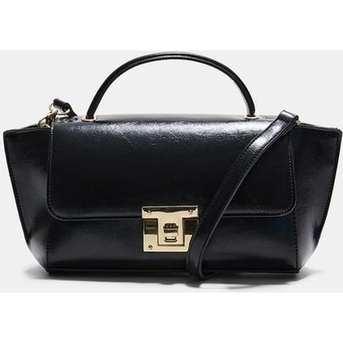 Stradivarius Crossbodytas met klepsluiting  Zwart OS