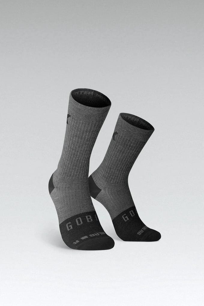 Gobik Fietssokken Winter Merino Unisex Alloy - S/M