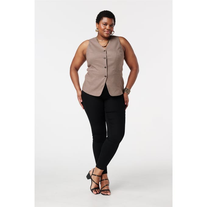 MS Mode Tregging Tregging met denim look