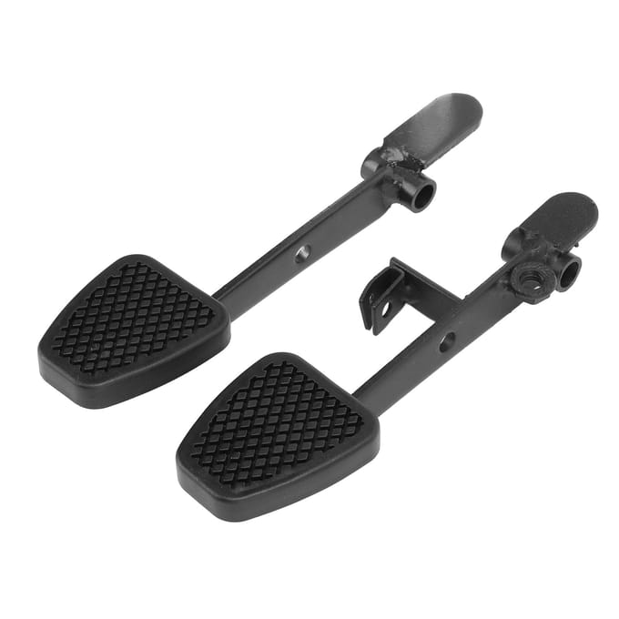 2 stuks Rem Gaspedalen Auto Gaspedaal Antislip Voetsteun voor Go Kart UTV ATV Quad black