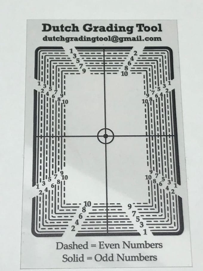Card grading tool - Centering tool - PSA - BGA - TCG - collectable comic- en Sportscards