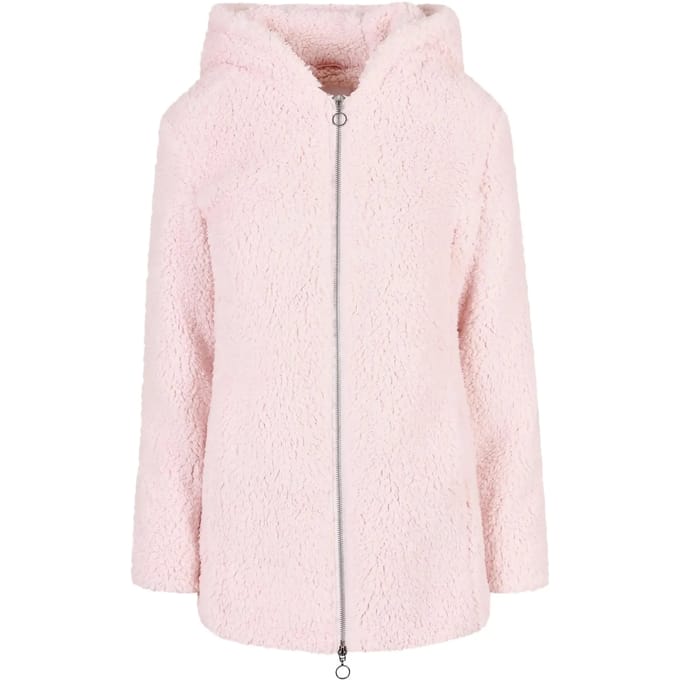 Urban Classics - Sherpa Jacket - M - Roze