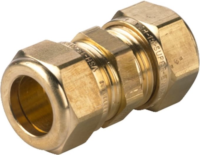 Vsh Fabrieken Compression straight coupling 2xc 10x10 s1