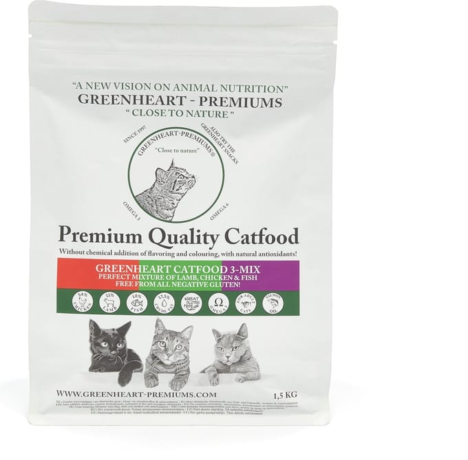 Greenheart kattenvoer 3 Mix 4 kg - Kat