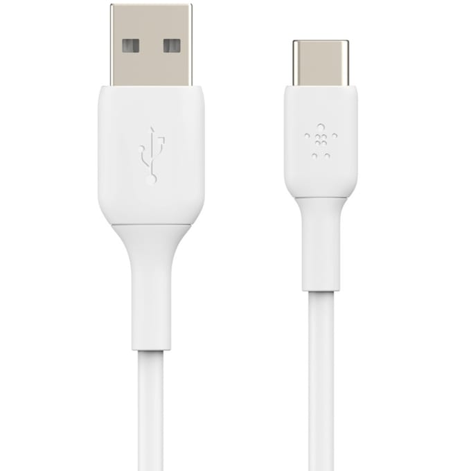 Belkin BOOST↑CHARGE - USB-A naar USB-C Kabel - 2 Meter - 12W - Wit