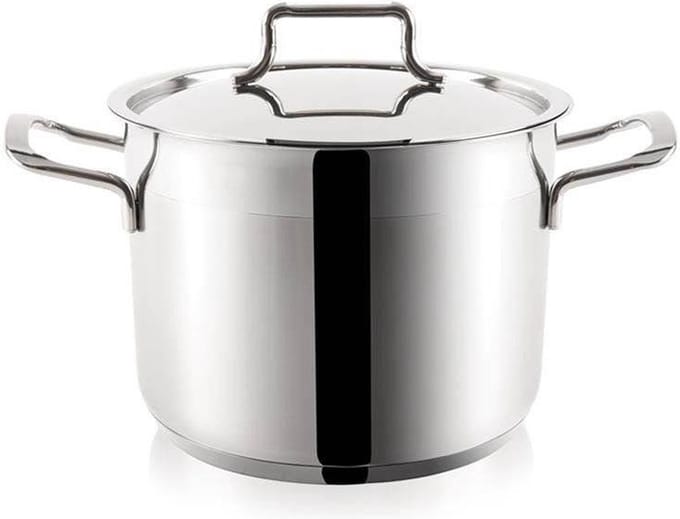 Kookpan Edelstaal met Deksel ANETT 24 cm, 8 l - Kookpot - Soeppan