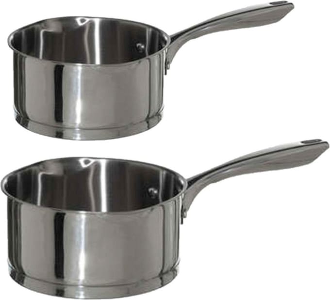 5Five - Steelpannen - Alle warmtebronnen - Set 2x - Dia 18 en 20 cm