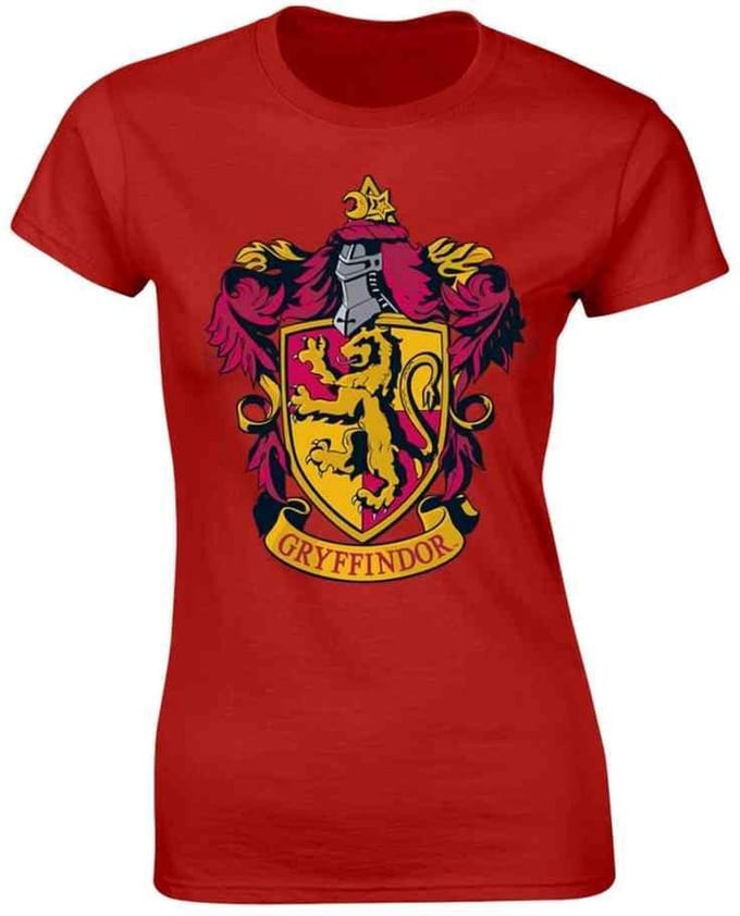 Harry Potter Dames Tshirt -L- Gryffindor Rood