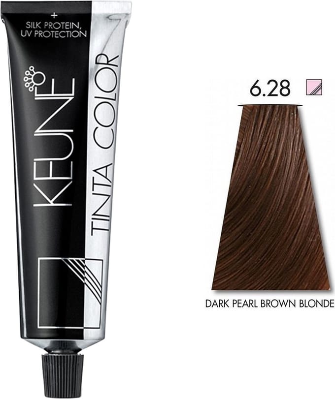 Keune Haarverf Tinta Color 6.28 Dark Pearl Brown Blonde - Haarverf - 60ML