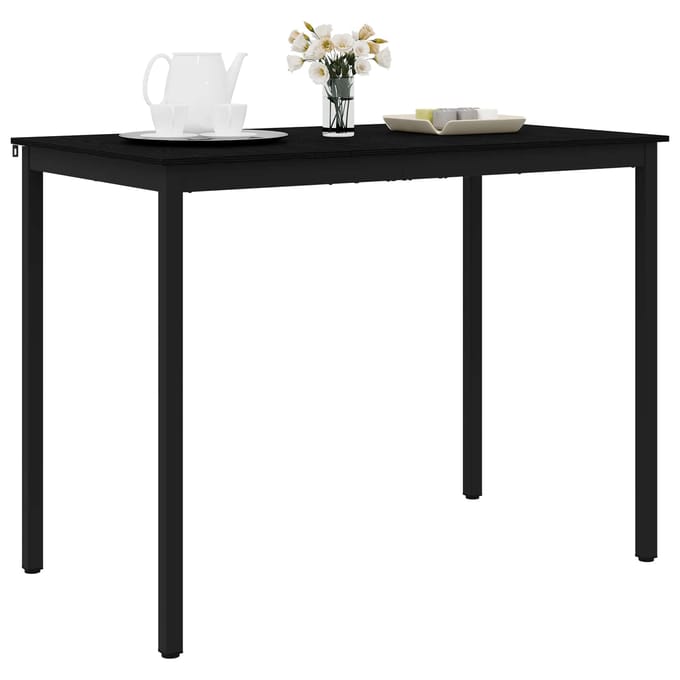 vidaXL - Staande - Bartafel - Bewerkt - hout - Rechthoekig