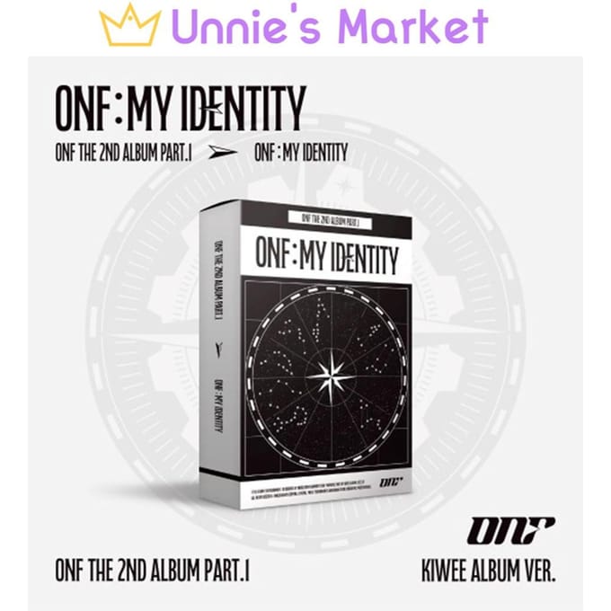 ONF - [ONF MY IDENTITY] kiwee ALBUM / Het 2e Album Deel 1 Kwee ver. gray