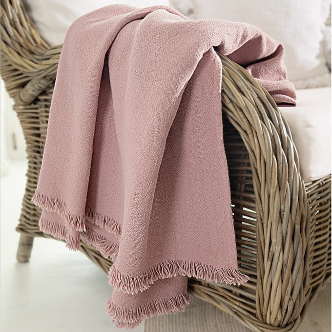 LOBERON Plaid Herepian roze