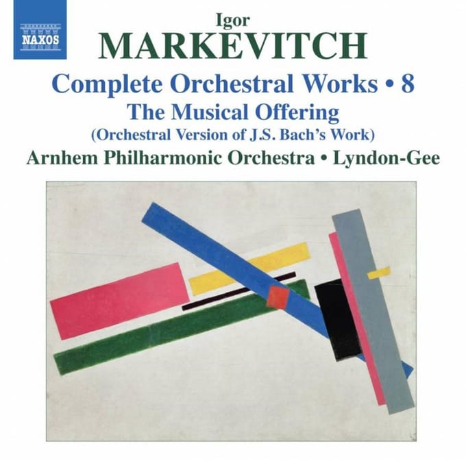 Arnhem Philharmonic Orchestra, Christopher Lyndon-Gee - J.S. Bach: Markevitchorchestral Works 8, Musical Offering (CD)