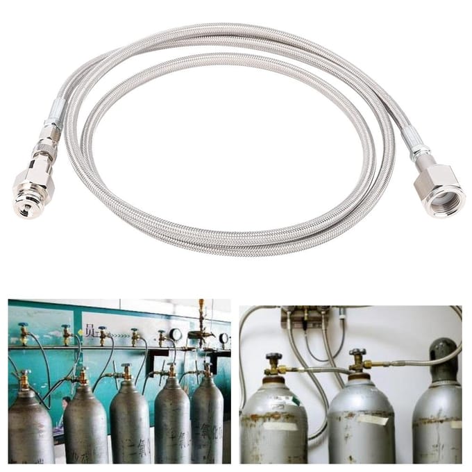 1,8m Hogedrukslang CO2 voor Soda naar Externe W21.8‑14 Tank Directe Adapterkit