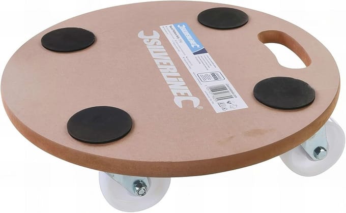 Ronde Platform Dolly 250 kg voor zware ladingen