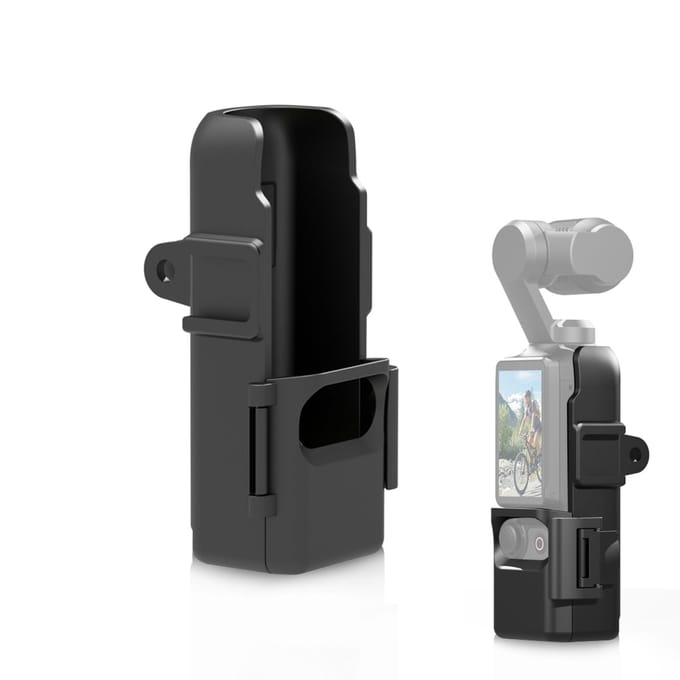 PULUZ PU898B Uitbreidingsadapter Camera Uitbreidingsbeugel Bevestiging met Cold Shoe Bevestiging Actiecamera Bevestiging zwart