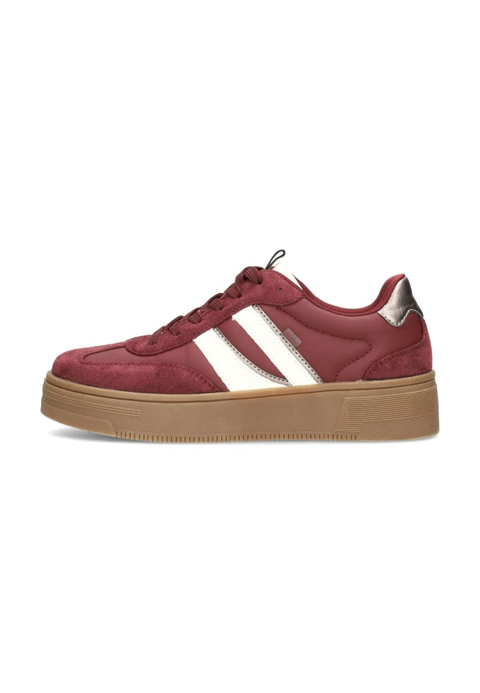 POSH by Poelman LILLY Dames Sneakers - Donker rood