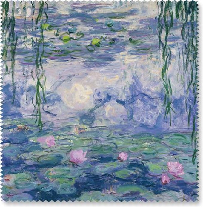 Brillendoekje, 15 x 15 cm, Waterlelies, Monet