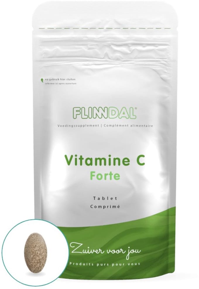 Flinndal Vitamine C Forte Tabletten - Voor de Weerstand - 30 Tabletten