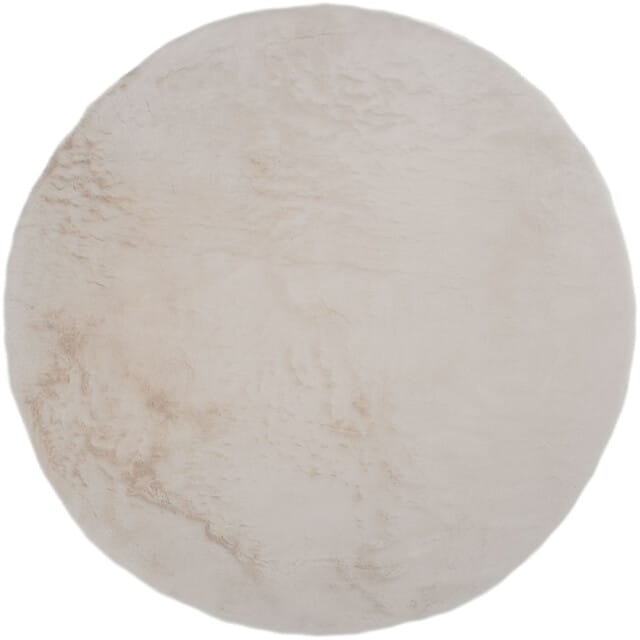 Vloerkleed Morbido Beige - Rond ø230 cm - Extra Hoogpolig Fluffy Vloerkleed in Scandinavische / Hotel Chique Stijl