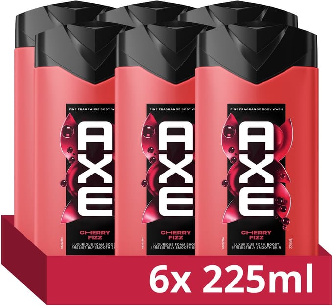 AXE - Douchegel - Fine Fragrance Collection - Cherry Fizz - 6 x 225 ml