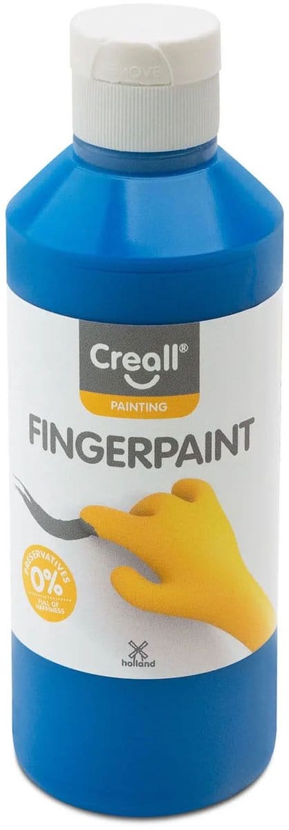 Creall vingerverf blauw Happy Ingredients 250ml - Creatief speelgoed.