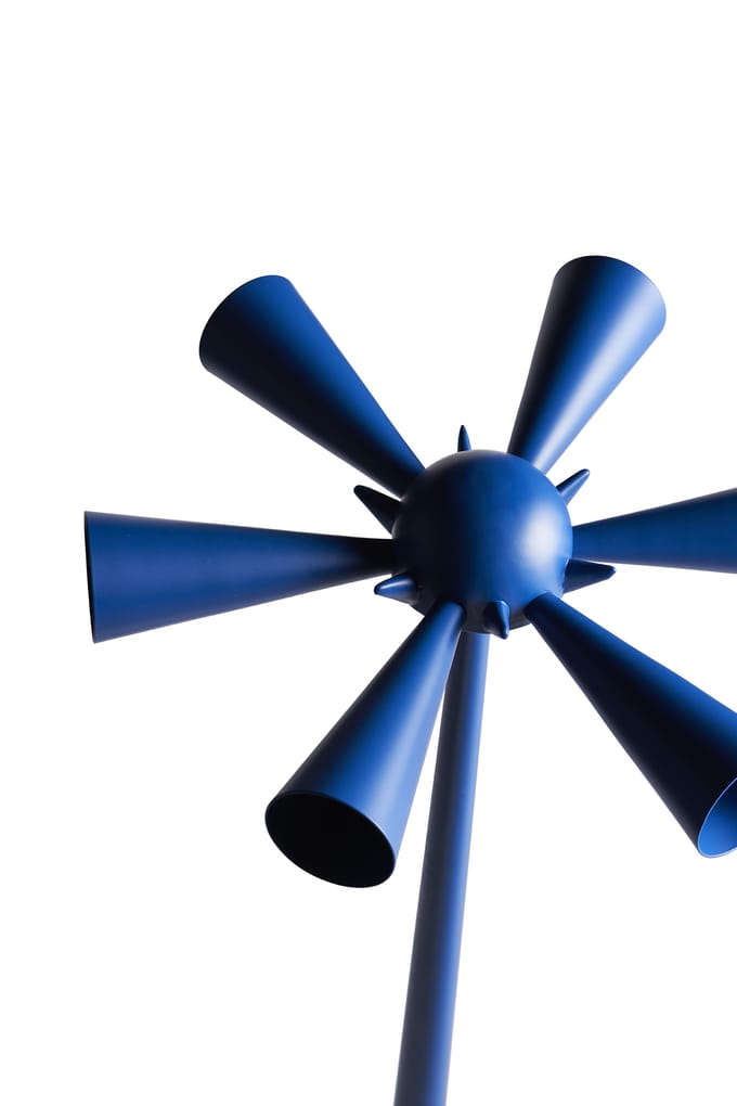 Poltronova Cessato Allarme Kapstok - blue