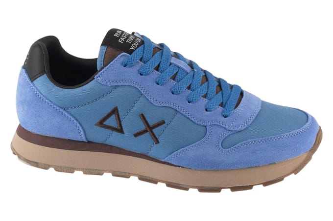 SUN68 Tom Solid - Heren Sneakers Schoenen Blauw Z46101-12 ORIGINEEL EU 44