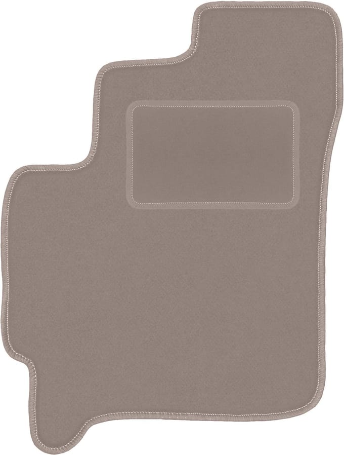 Beige bestuurdersmat voor: Kia Carens I minivan (1999-2006)