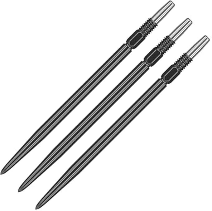 Zwarte Swiss Point Dart Tips - 3 Pack van 40MM