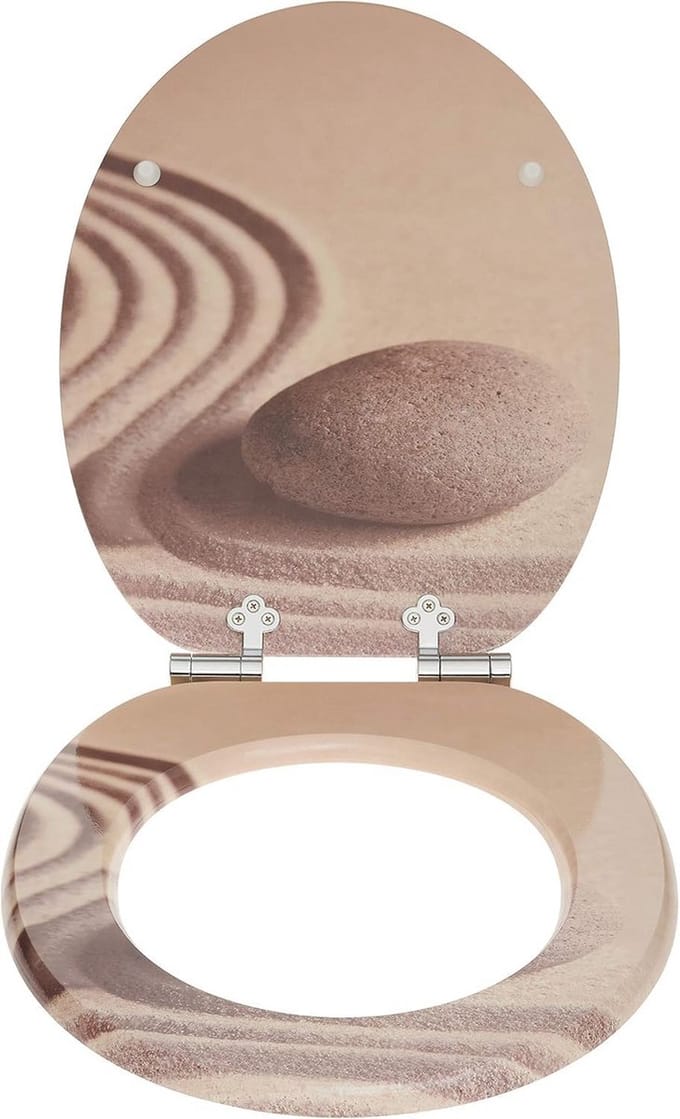 Houten Toiletbril met Softclose Mechanisme en Antibacterieel Oppervlak