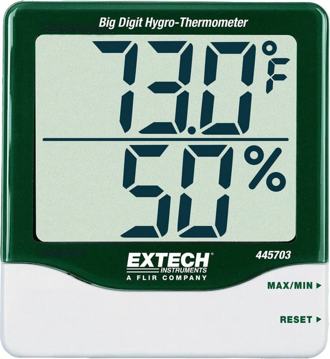 Extech 445703 445703 Thermo- en hygrometer Groen, Wit
