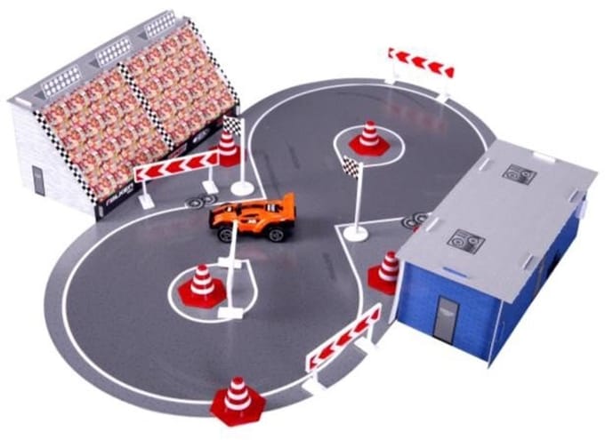 Maisto Racetrack - Modelauto - Schaal 1:43 - Div.